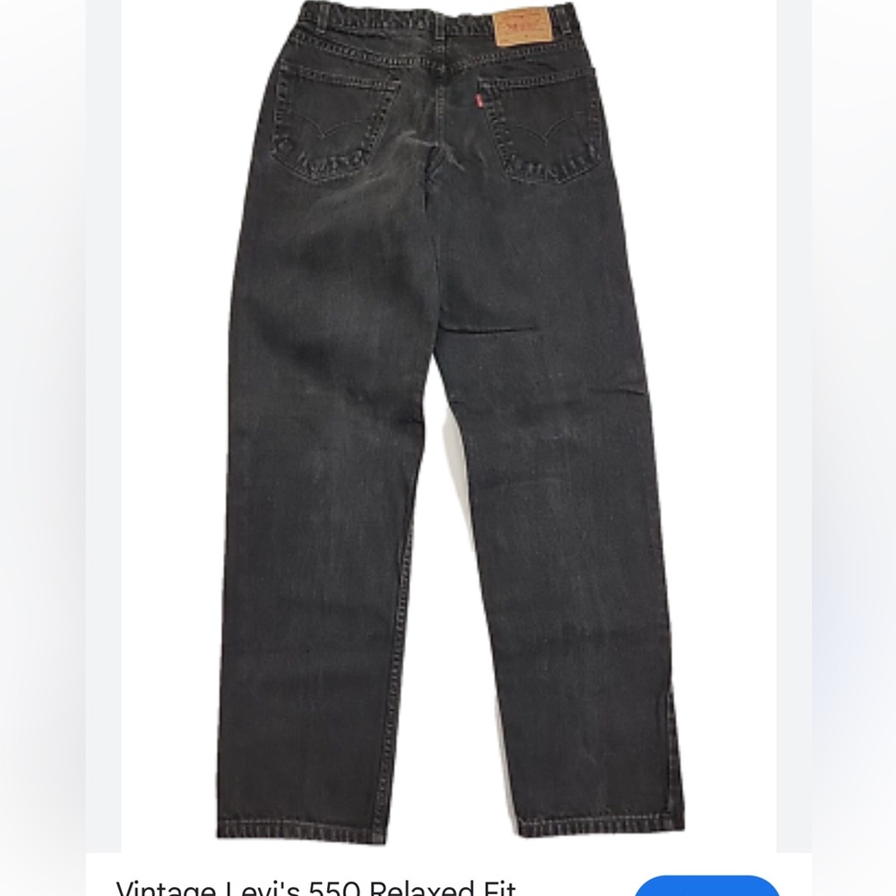 Levi's Men's Black Relaxed Jeans